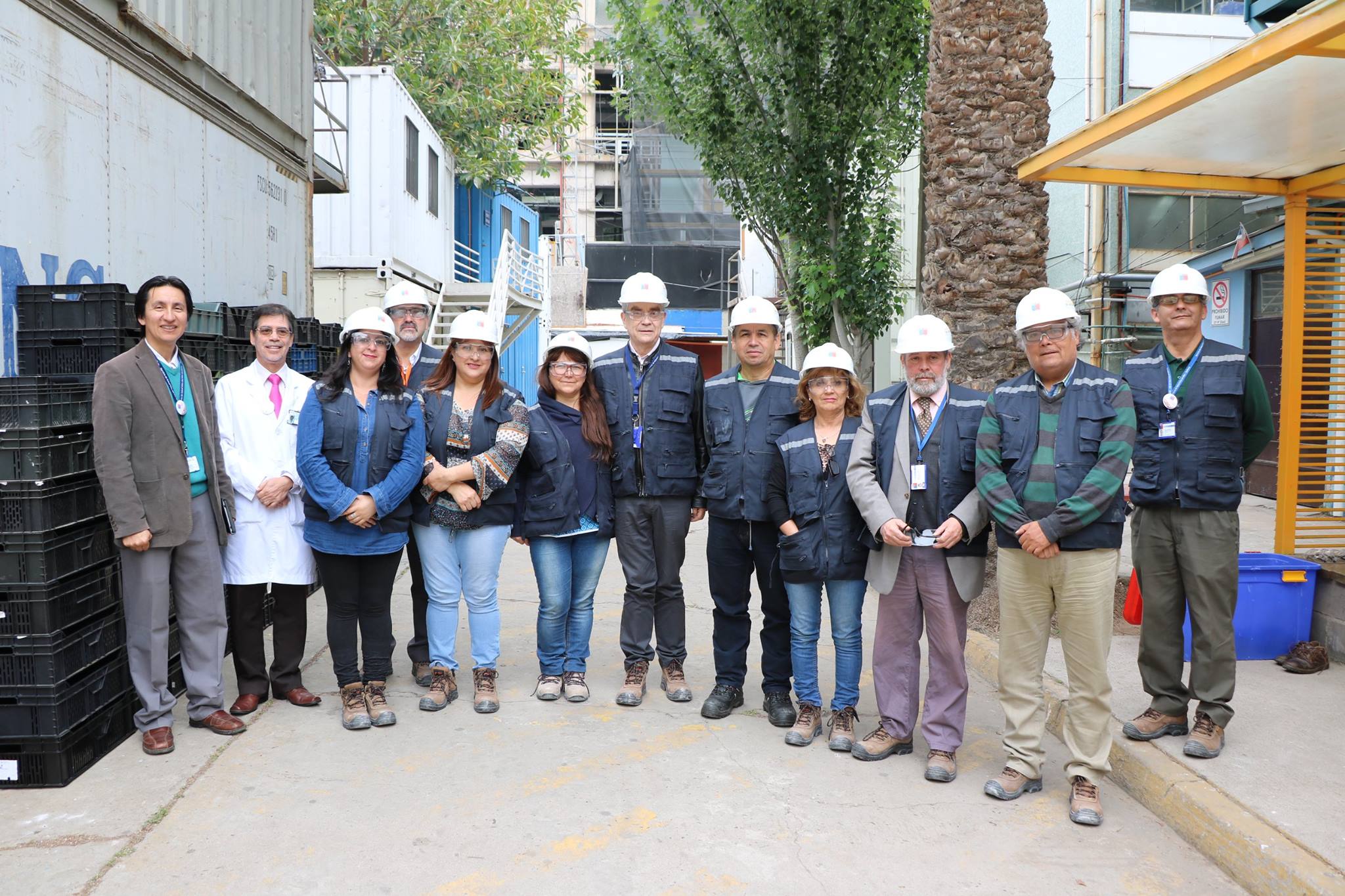 Mesa Multigremial visita obra del Nuevo Hospital