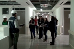 Subdirectores del Hospital Dr. Gustavo Fricke visitan las obras del nuevo establecimiento