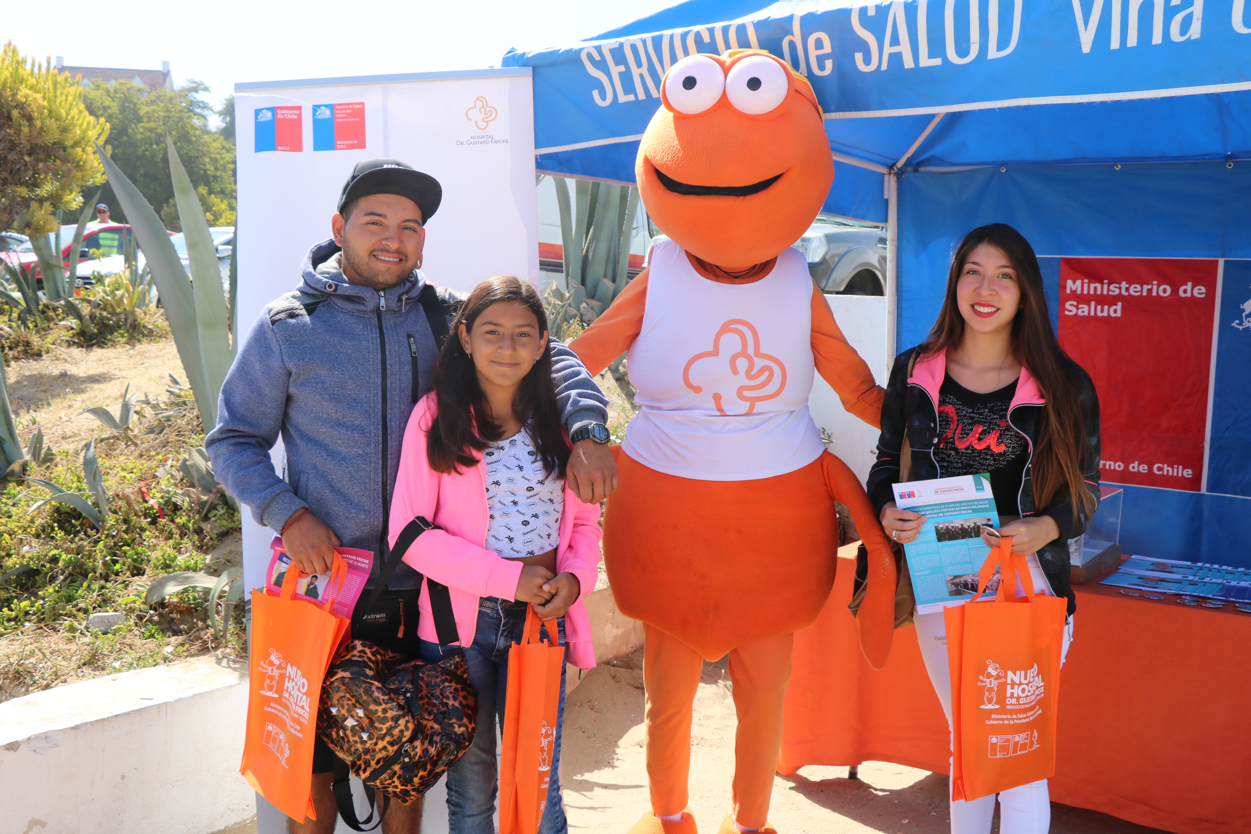 Difusión del Nuevo Hospital en Caleta Abarca
