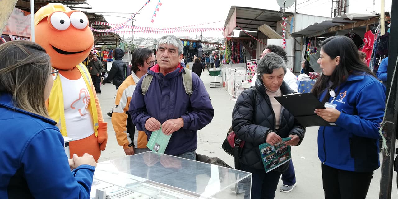 Difusión del Nuevo Hospital en Feria el Belloto de Quilpué
