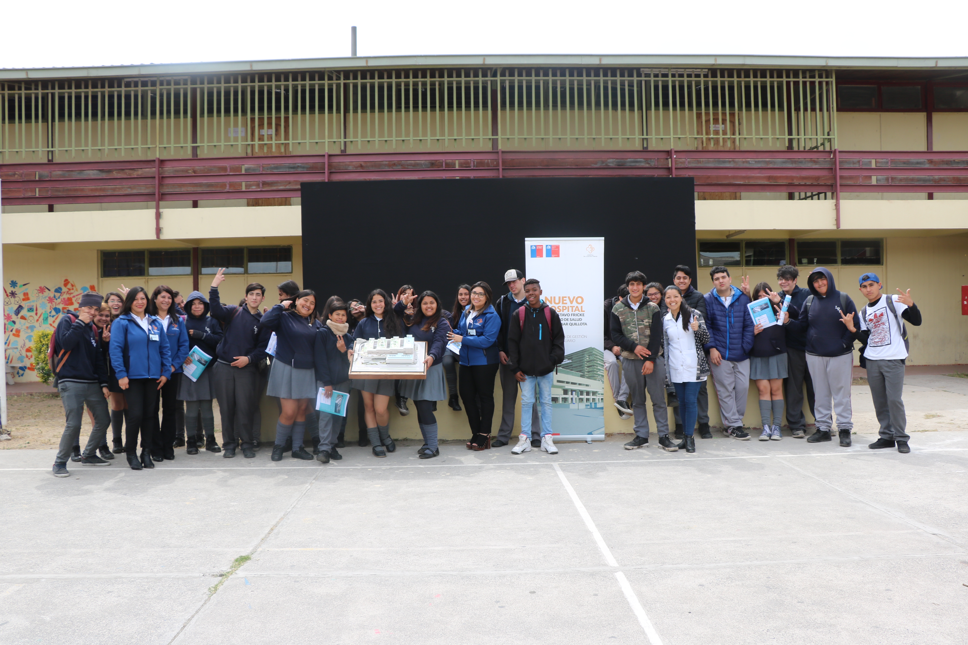 Nuevo Hospital en Liceo Pedro de Valdivia de La Calera