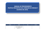 Política de Alcohol y Drogas