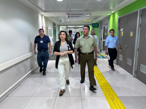 Carabineros apoya al Hospital Dr. Gustavo Fricke en la organización de su seguridad