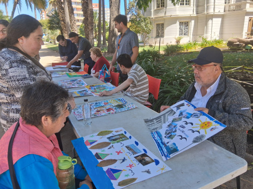 Pacientes del Hospital Dr. Gustavo Fricke se convierten en artistas y exponen sus trabajos en el Palacio Rioja de Viña del Mar
